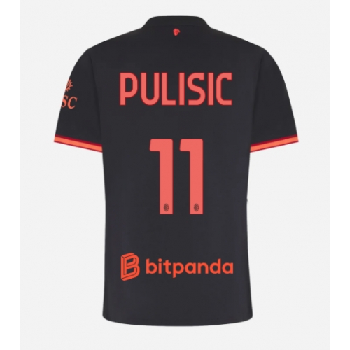 Billige Fotballdrakt AC Milan Christian Pulisic #11 Replika Tredjedrakt Dame 2026-27 Kortermet Billige Fotballdrakt AC Milan Christian Pulisic #11 Replika Tredjedrakt Dame 2026-27 Kortermet